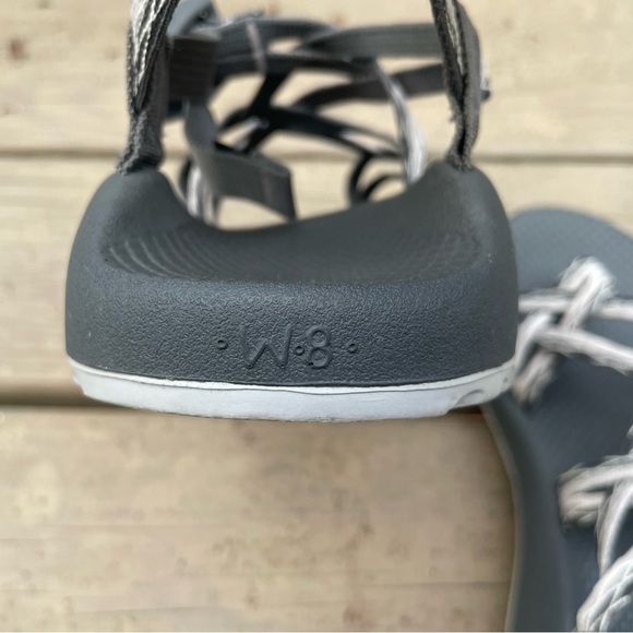 Chaco ZX2 gray Classic sandals size 8 - Picture 9 of 16